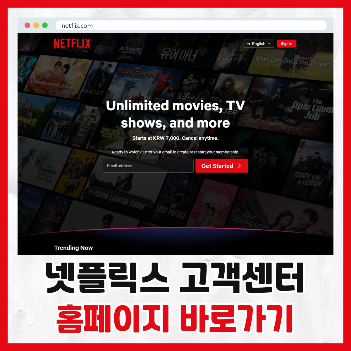넷플릭스 고객센터